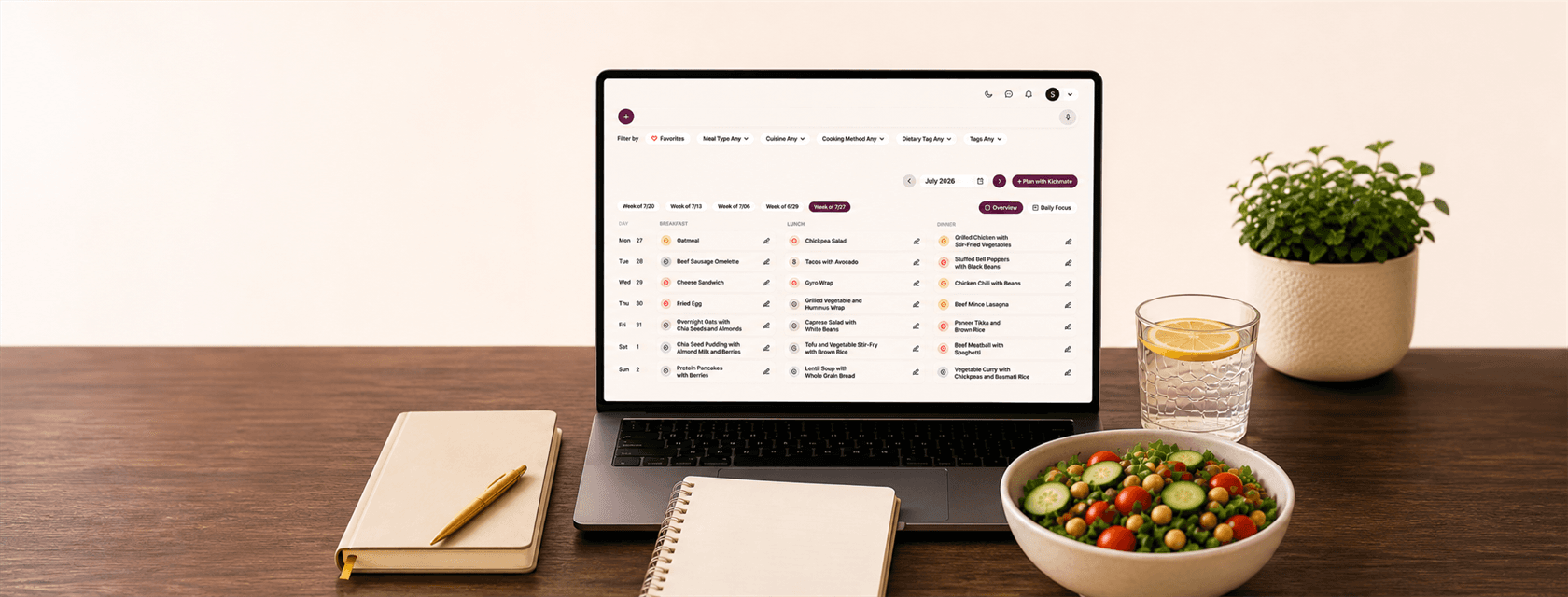 Illustration for the article “Meal Planning Software for Nutritionists, Dietitians, and Cooking Classes: What to Look For”