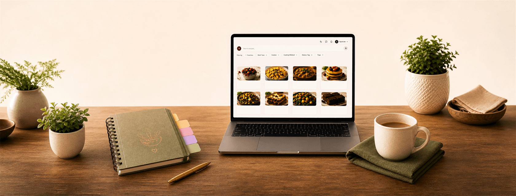 Illustration for the article “Turn Saved Recipes Into Your Personal Digital Cookbook”